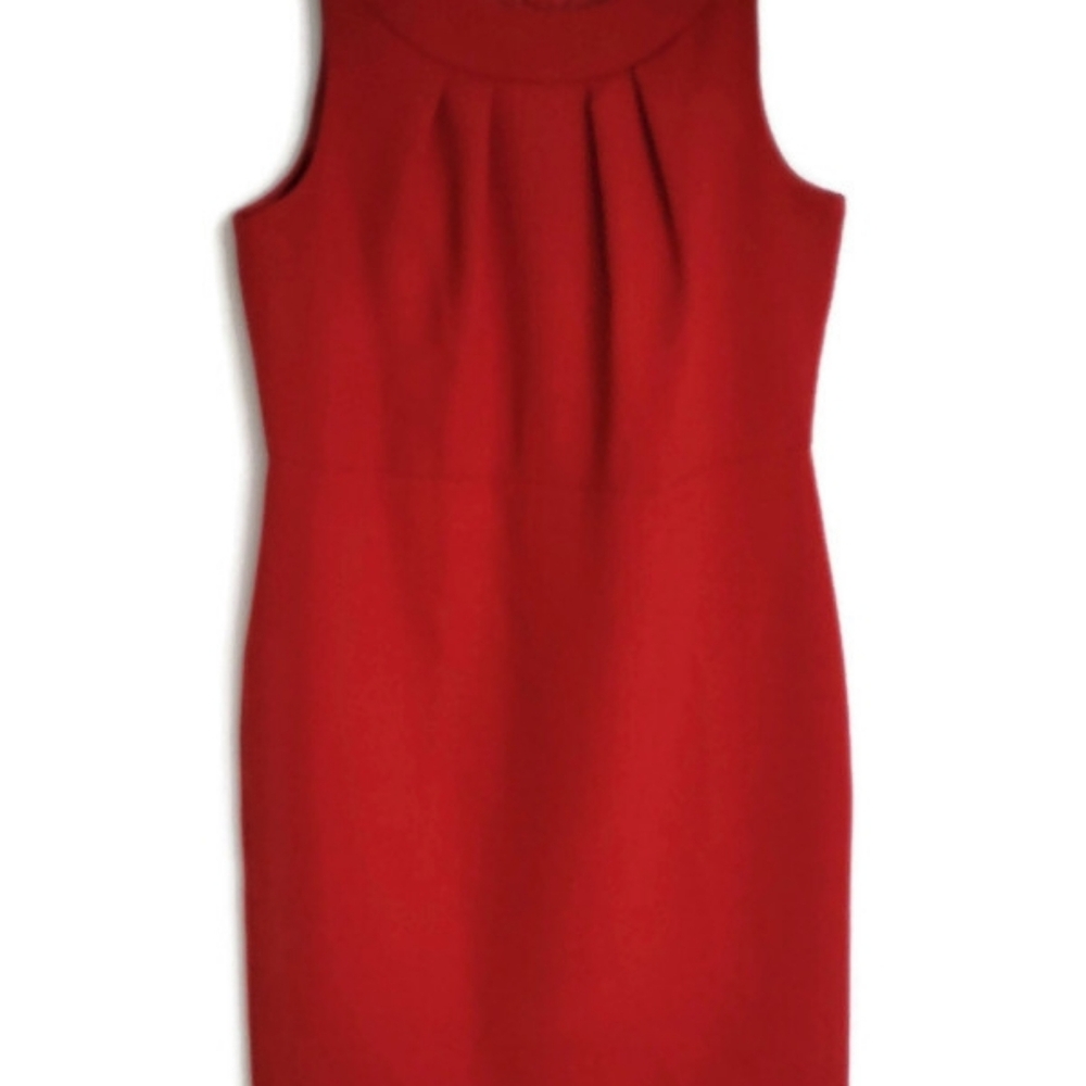 Talbots red dress Sleeveless size 14 - Picture 9 of 9